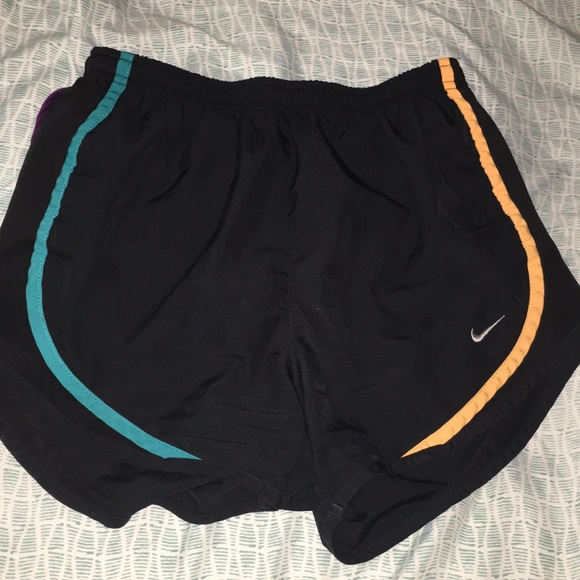 multi colored nike shorts